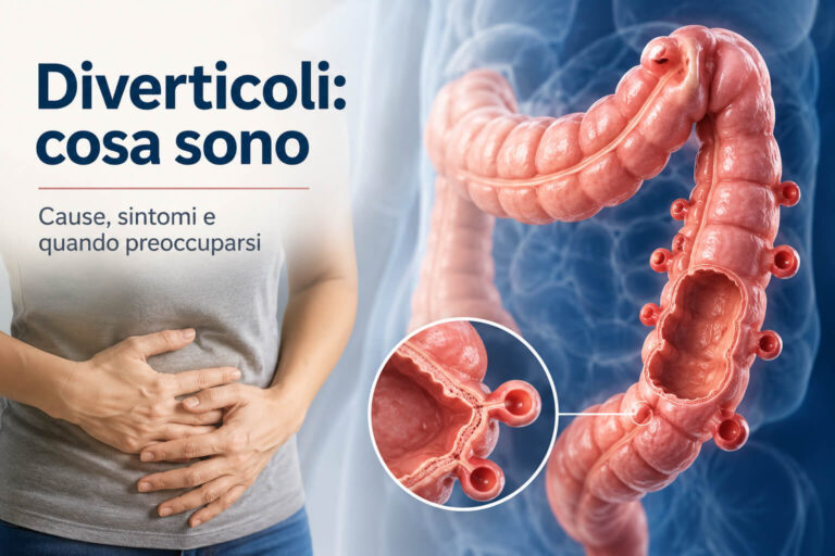 Diverticoli cosa sono, sintomi, cause e quando preoccuparsi diverticoli cosa sono